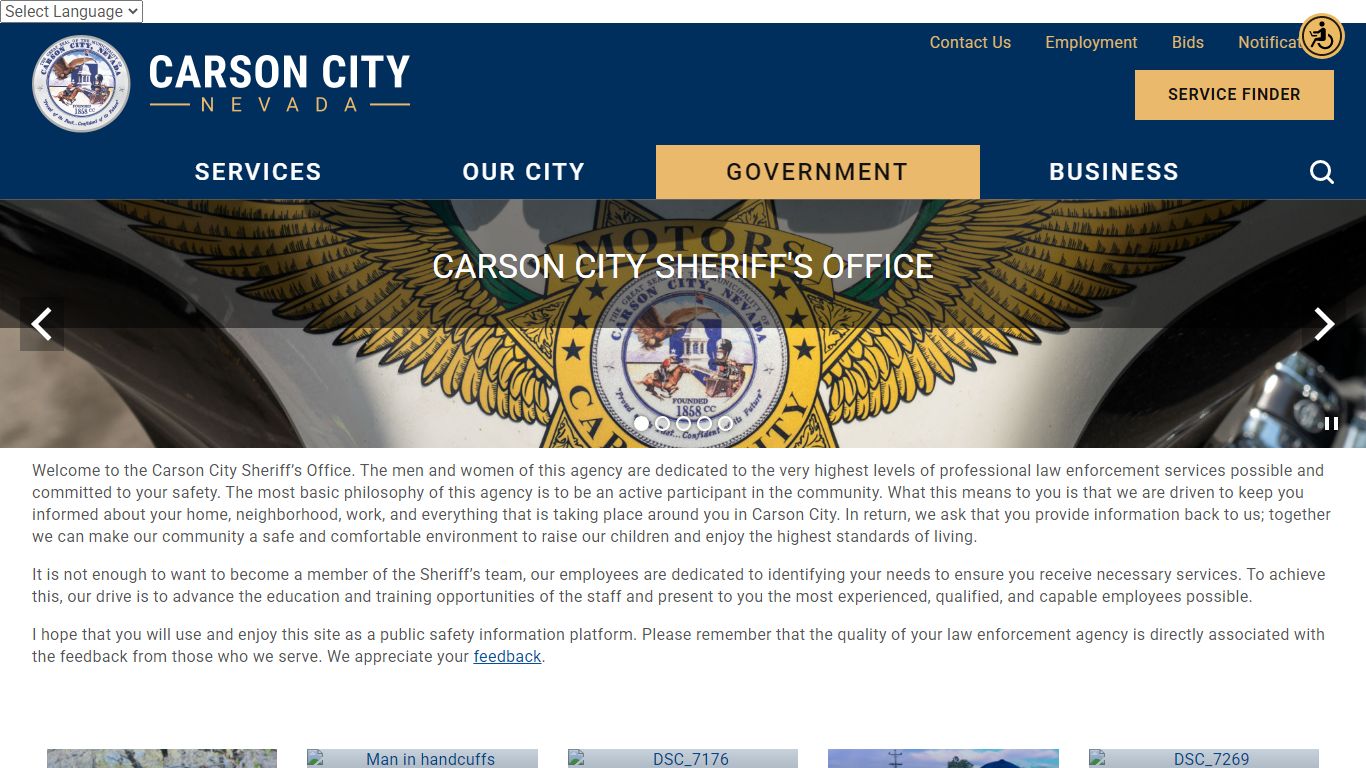 Sheriff's Office | Carson City